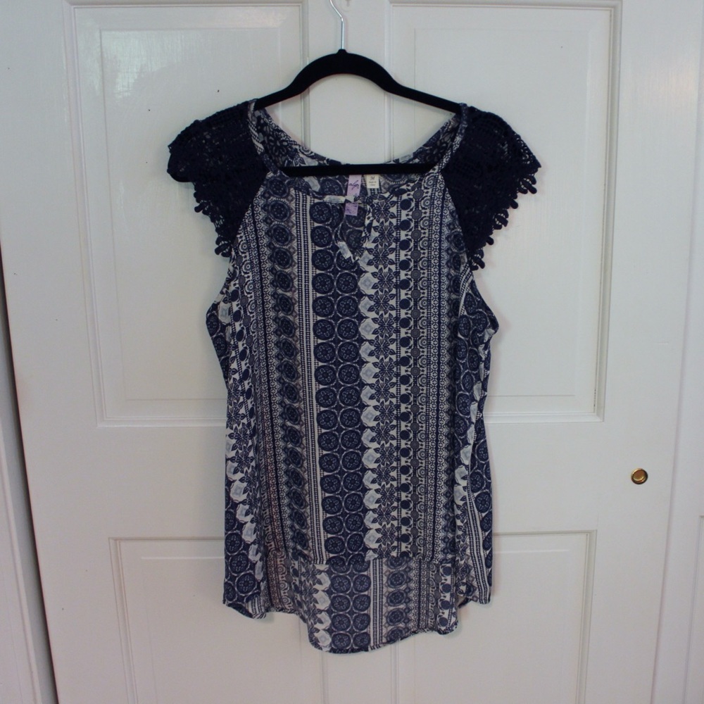 Patterned Blouse